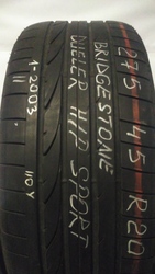 Продам б/у шины (2 шт.) Bridgestone Dueller H/P Sport 275/45R20 